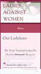 Mobile Screenshot of ladiesagainstwomen.com